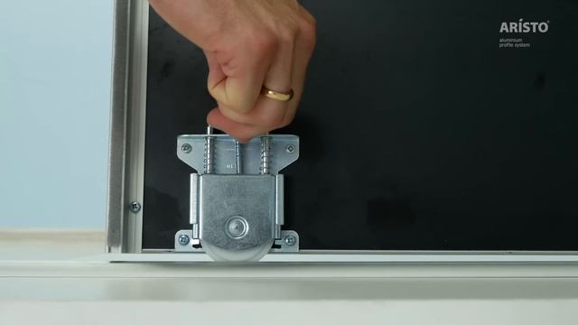 Система Nova - монтаж двери с открытой установкой верхней направляющей смотреть онлайн