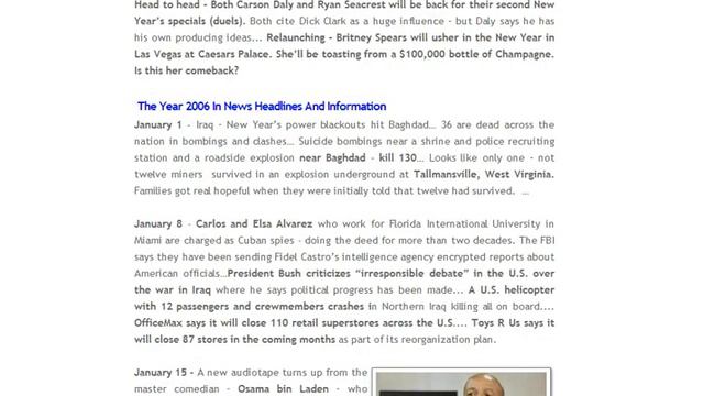 2006 Facts, Trivia & Pop Culture History -- Video Timeline смотреть онлайн