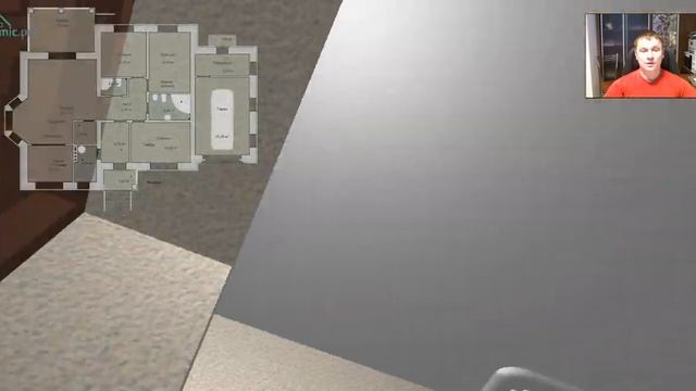 Удобный одноэтажный жилой дом с гаражом «Ухта» B-403-ТП смотреть онлайн