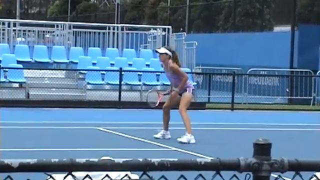 Jans Rosolska practice match in Sydney 2010 1.WMV смотреть онлайн