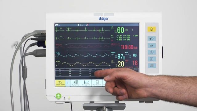 Dräger Vista 120 - NIBP-Messung смотреть онлайн