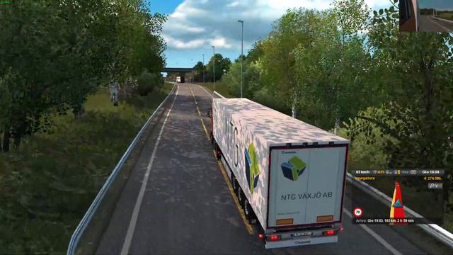 Euro Truck Simulator 2 (1.31) Scandinavia Mod ProMods map add-on v0.4 for 1.31.x + DLC's & Mods смотреть онлайн