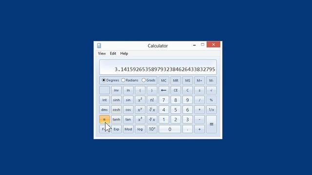Windows 8.0 Professional - Use Extended Precision With Calculator
