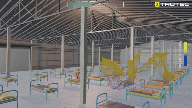 Auswirkungen von Niesen, Husten oder Sprechen im Lazarett – Luftreiniger von Trotec смотреть онлайн