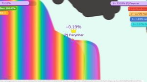 Paper.io 3 © First World Record 14 Rounds Longest Line With Direct Control Map 100%