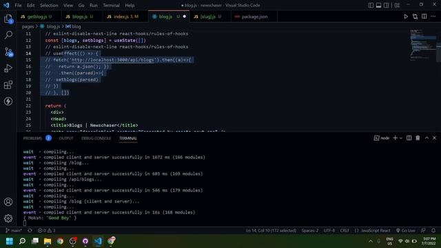 Server Side Rendering - getServerSideProps() in Next.js | NextJs Tutorial for Beginners #16 смотреть онлайн