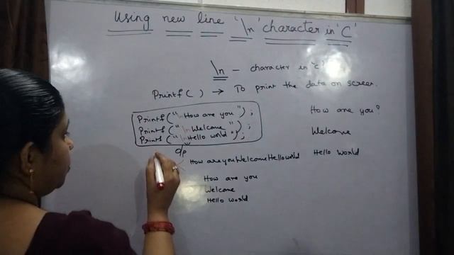 Using New Line Character in C Language || Ruchi's Teaching смотреть онлайн