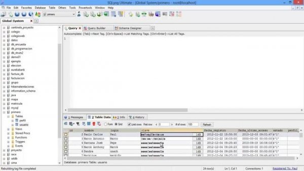 Login y Crud Java web