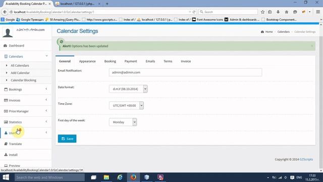 Availability booking calendar Calendars смотреть онлайн