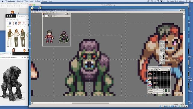 PIXEL ART TIME LAPSE #150 - Monsters Character Design for Video Games смотреть онлайн