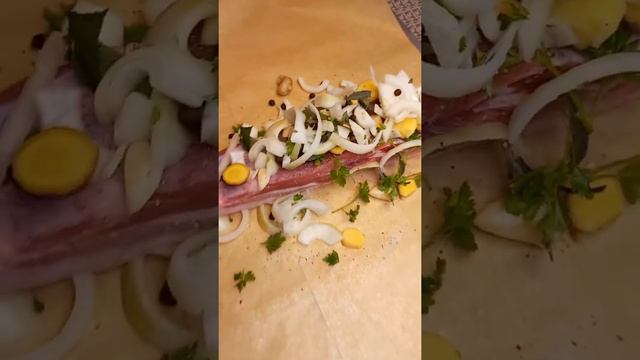 Грудинка томленая в овощах! смотреть онлайн