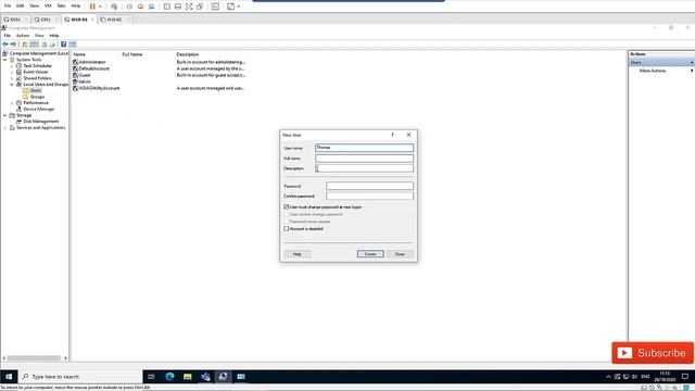 How to Create a local user or administrator account in Windows 10 Using Computer Management смотреть онлайн