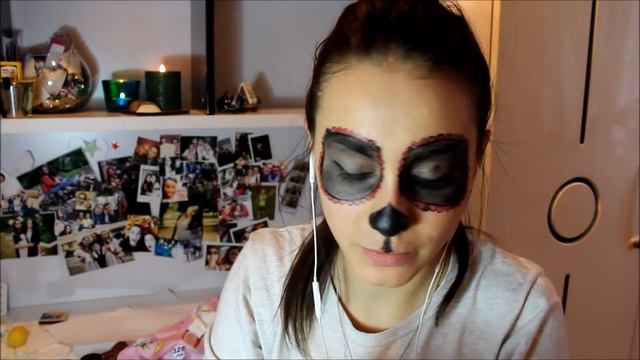 Halloween MakeUp Tutorial! Макияж на Хеллоуин! смотреть онлайн