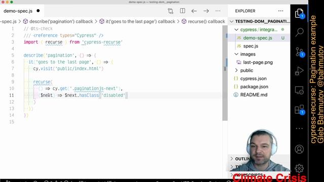 cypress-recurse: pagination example смотреть онлайн