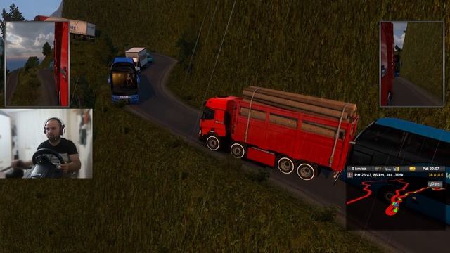 ETS 2 DE MÜTHİŞ ÖLÜM DAĞ YOLLARI / PERU HARİTASI / #ets2 #logitechg29