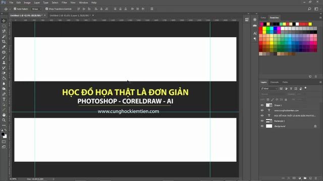 Photoshop Cc 2017: Bài 9 - Thiết Kế Hình đại Diện Cho Kênh - Hỗ Trợ Kiếm Tiền YouTube