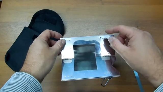 Складная печка щепочница. смотреть онлайн