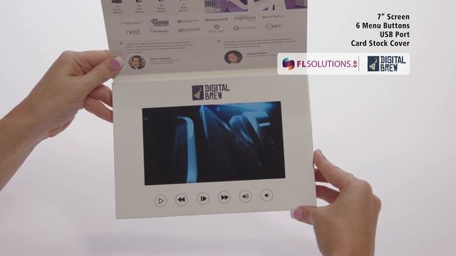Video Brochure Marketing: 7" Screen, 6 Menu Buttons, Cardstock Cover - Product Example: Digital Bre смотреть онлайн