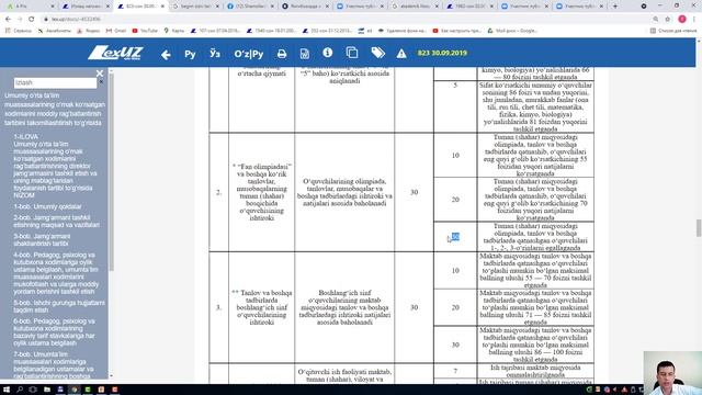 Direktor jamg‘armasini tashkil etish va uning mablag‘laridan foydalanish tartibi VM 823-sonli qaror смотреть онлайн