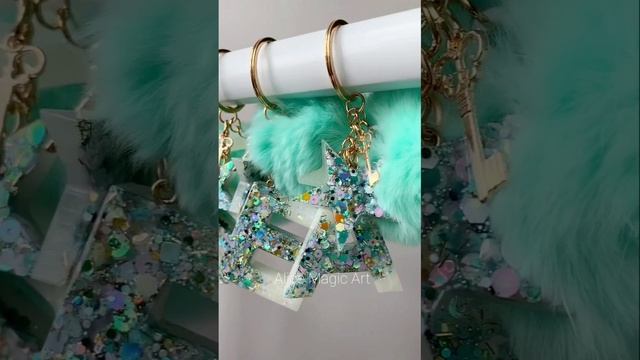 Lovely personalized KEYCHAIN. Epoxy resin handmade. PERFECT GIFT! Worldwide delivery смотреть онлайн