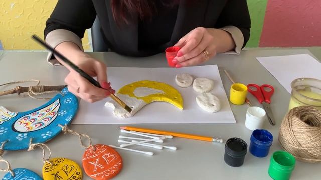 Изготовление панно из соленого теста к Пасхе (часть 2) смотреть онлайн