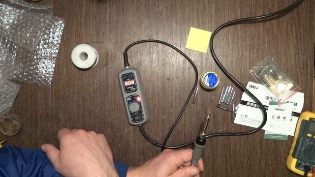 YIHUA 908D паяльник с aliexpress смотреть онлайн