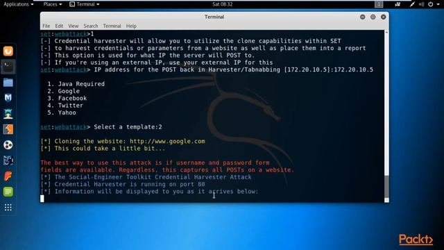 SOCIAL ENGINEERING ATTACK USING SOCIAL ENGINEERING TOOLKIT смотреть онлайн