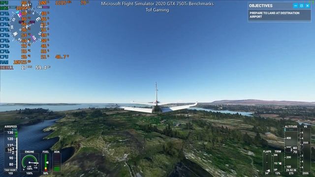 Microsoft Flight Simulator 2020 GTX 750Ti - 1080p - All Settings - 900p | Performance Benchmarks смотреть онлайн