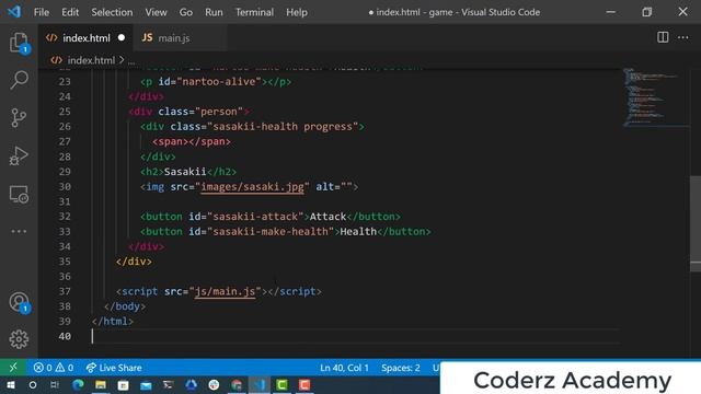 Simple War Game Using JS OOP - #5 - App Part 5 смотреть онлайн