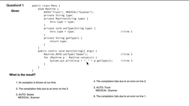 Q1 Java 11 Certification Practice Question Explanation 1z0-819 смотреть онлайн