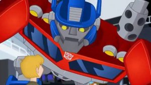 Трансформеры Боты спасатели s3e01 Земля до начала времен Оптимуса Прайма