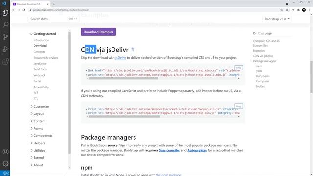 Bootstrap 5 Crash Course Tutorial #1 - Intro & Setup смотреть онлайн