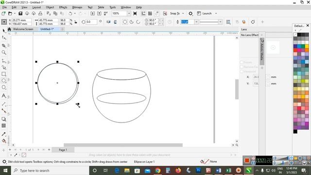 How to create cup in coreldraw | Clipart design in coreldraw смотреть онлайн