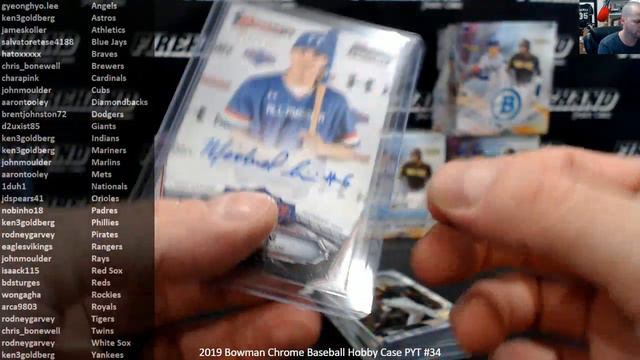 2019 Bowman Chrome Baseball Hobby Case PYT #34 ~ 10/18/19 смотреть онлайн