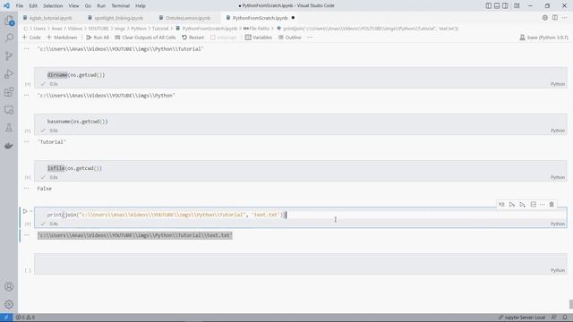 Python Course #15 File Paths Using OS Module - الدارجة المغربية смотреть онлайн