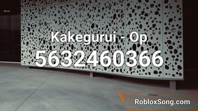 Kakegurui - Op Roblox ID - Roblox Music Code смотреть онлайн