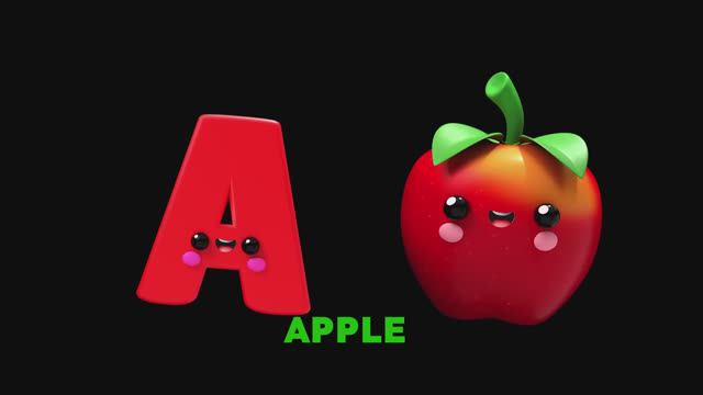 ABC Song - A to Z Nursery Rhymes by Baby Fruit Dancing Sensory Video 21.32.12 смотреть онлайн