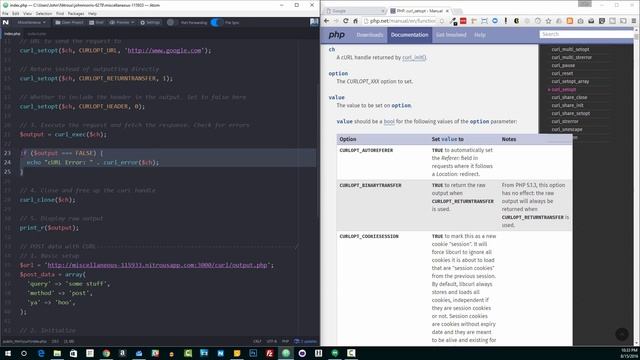PHP cURL Tutorial and Example смотреть онлайн