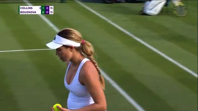 Danielle Collins vs Marie Bouzkova Live WTA Tennis Wimbledon смотреть онлайн