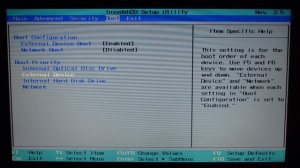 Автоматическая загрузка с флешки.  BIOS.  Ноутбук Sony Vaio.
