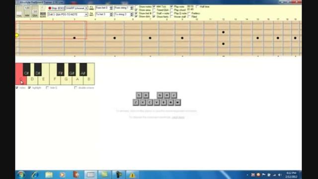 How to Read Music on Guitar Using Absolute Fretboard Trainer смотреть онлайн