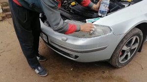 Как отполировать пластиковые фары, за 10 минут, не имея инструмента.........