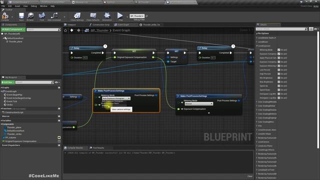 Unreal Engine Thunder & Lightning Effect - Part 2 [Dynamic Light Level Change] смотреть онлайн