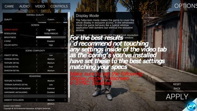 ? DayZ 1.0: Dramatically Increase Performance / FPS With Any Setup! DayZ 1.0 Standalone