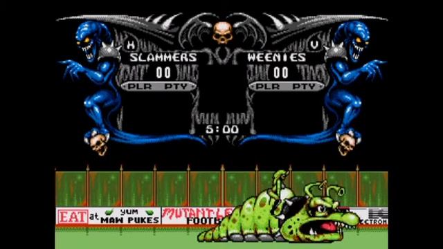 Mutant League Hockey - Genesis / MegaDrive - Gameplay 01 смотреть онлайн