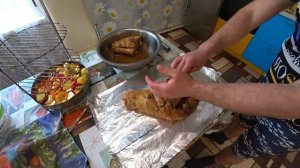 ОГРОМНАЯ РУЛЬКА В ТАНДЫРЕ