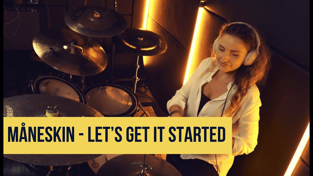 Maneskin - Let's Get It Started (drum cover) смотреть онлайн