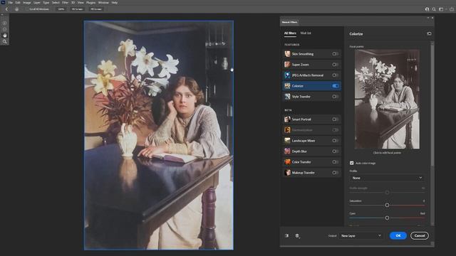 Adobe's colorization in Neural Filter I PHOTOSHOP 2022 смотреть онлайн