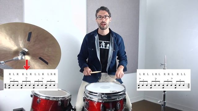 How to Play Paradiddles in Triplets - Tricky Rudiment смотреть онлайн
