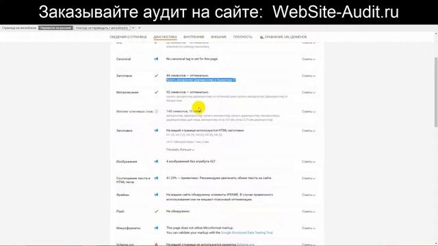 Аудит интернет-магазина товаров для роста волос и бороды смотреть онлайн